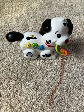 VTech Pull-Along Learning Puppy Toy - White and Black